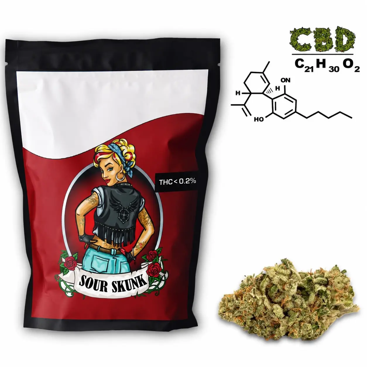 Sour Skunk – Fleurs CBD