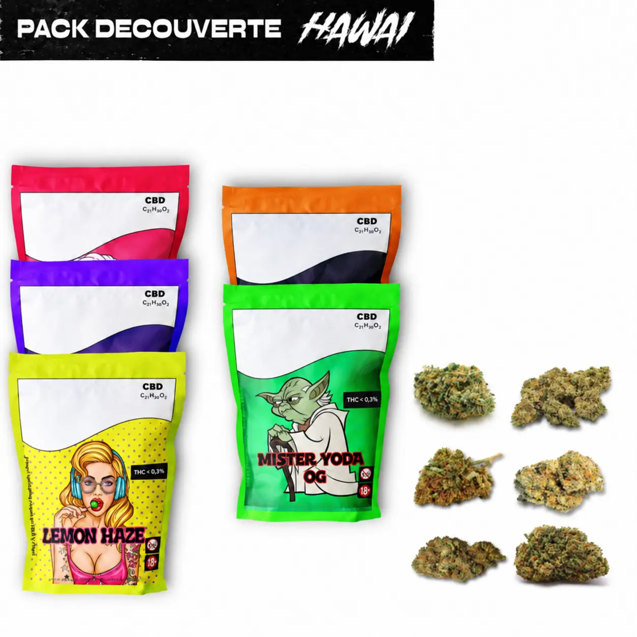 Pack Decouverte Hawaï [5 grammes]