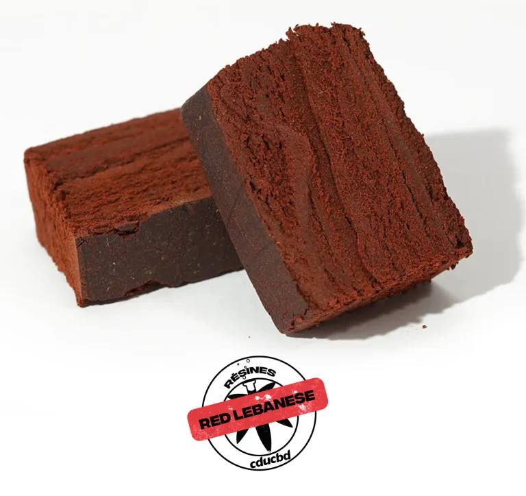 Red Lebanese Hash CBD Résine 34%