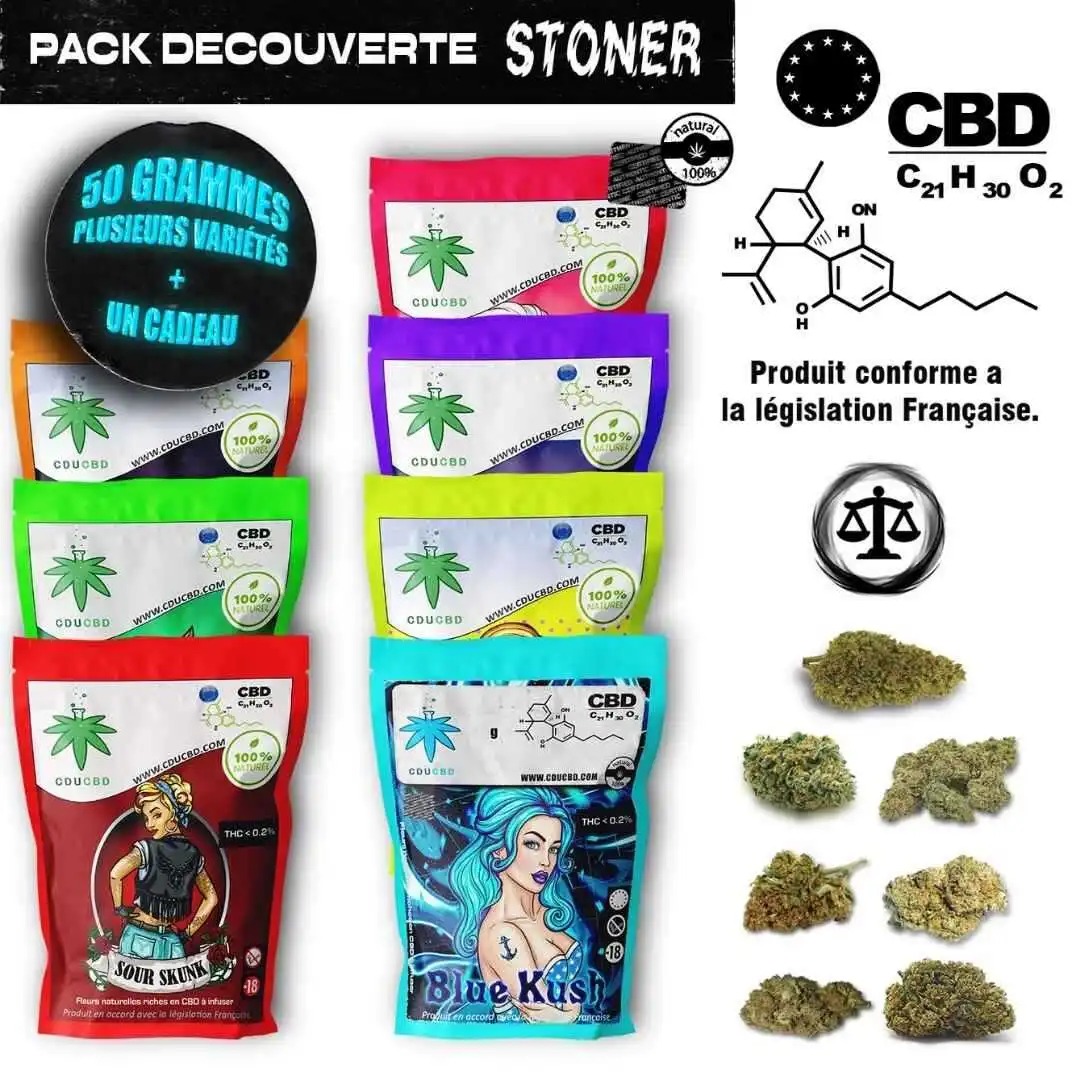 Pack de fleurs CBD — 50 g