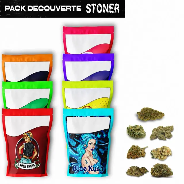 Pack STONER CBD Fleurs [50 Grammes]