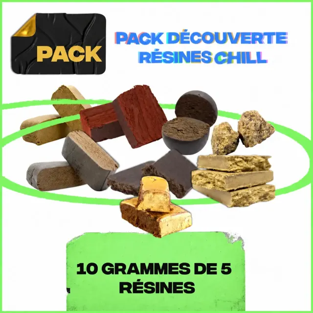 Pack Chill 10 grammes Résines CBD